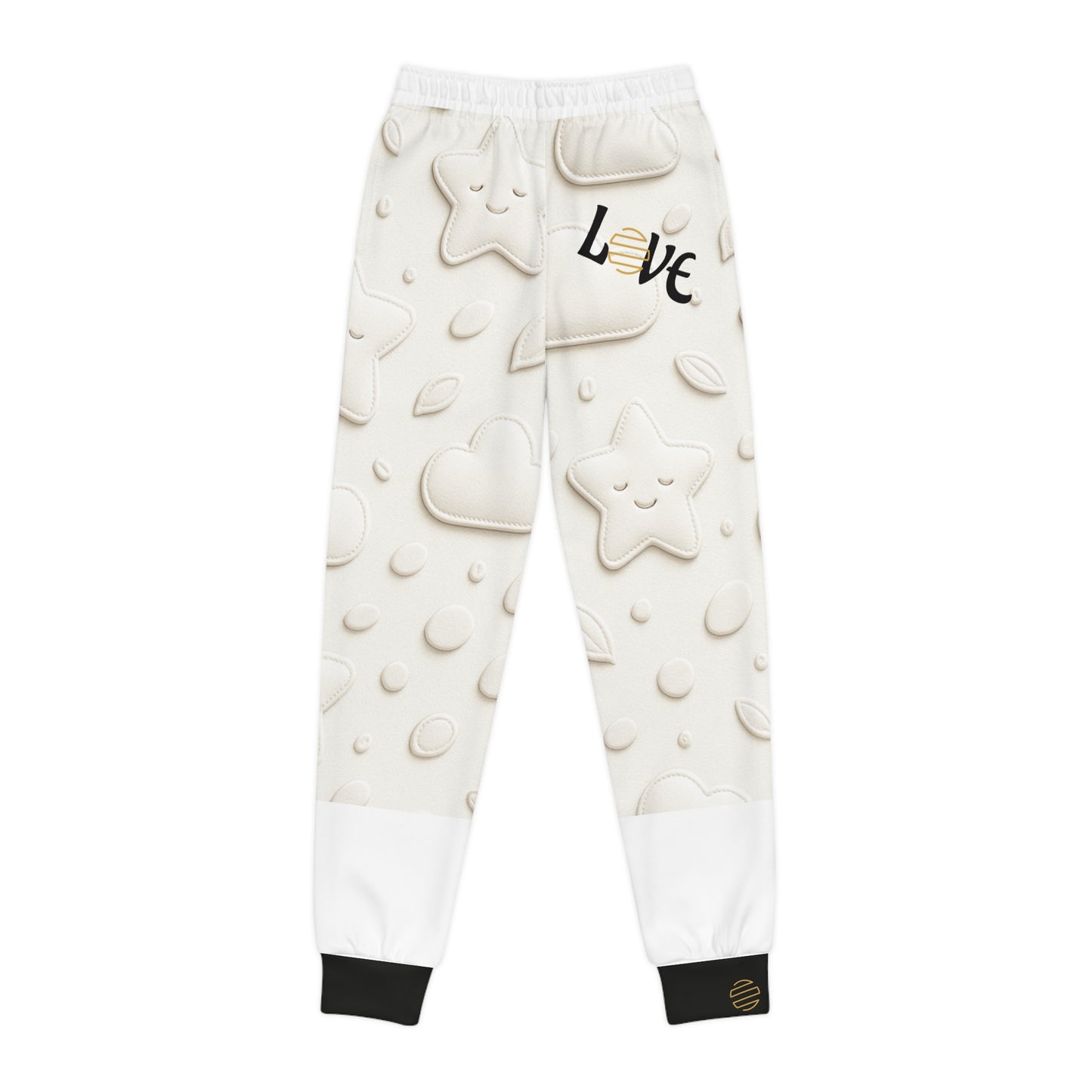Cute Love-Themed Youth Joggers