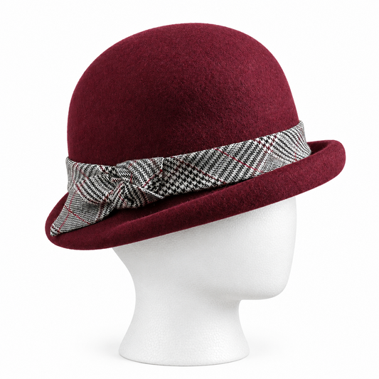 Elegant Retro Woolen Bucket Hat Gift