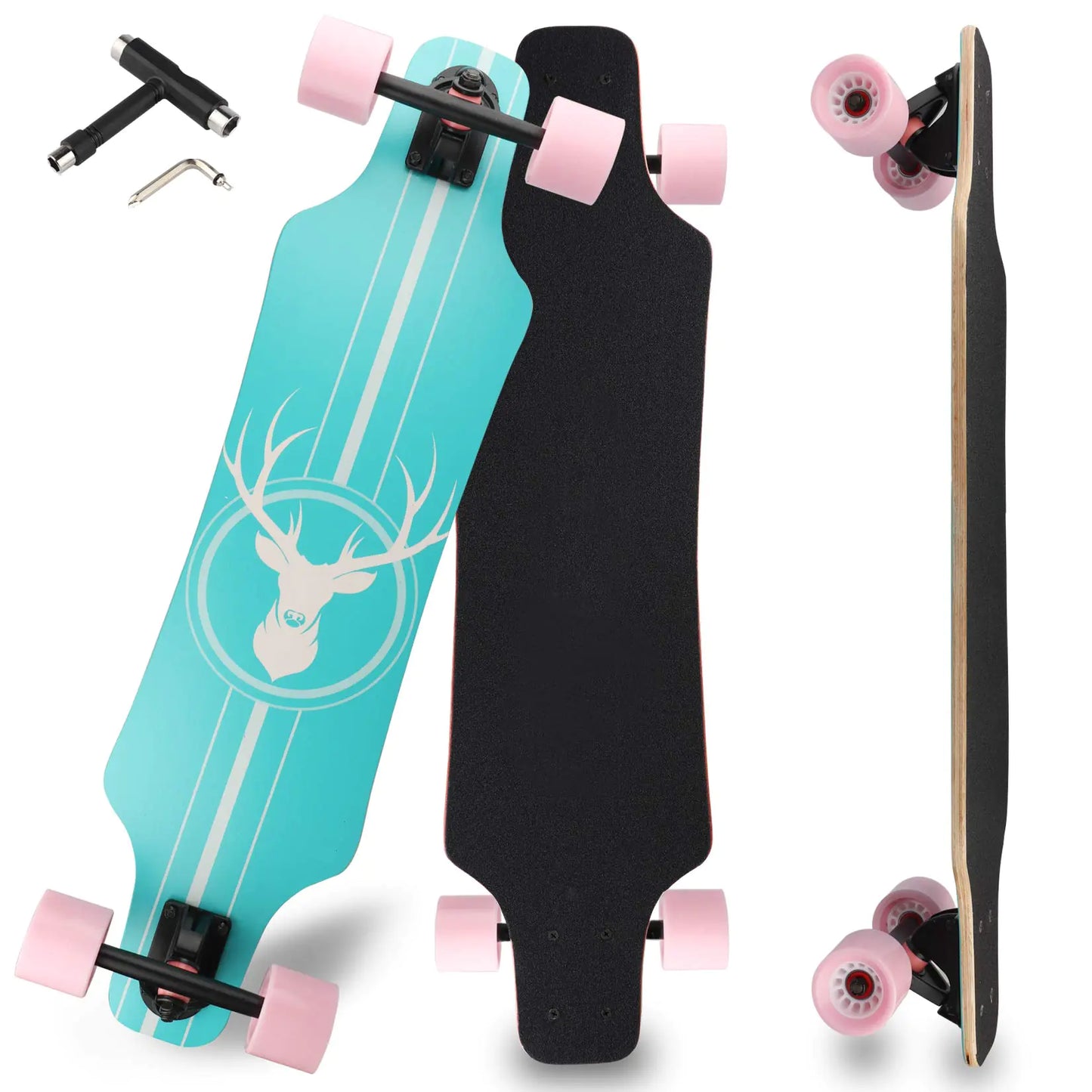 31 " Concave is 8 Layer Maple Deck Skateboard Longboard Cruiser