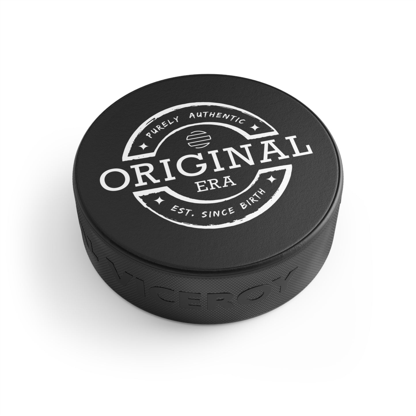Original Era Hockey Puck in White