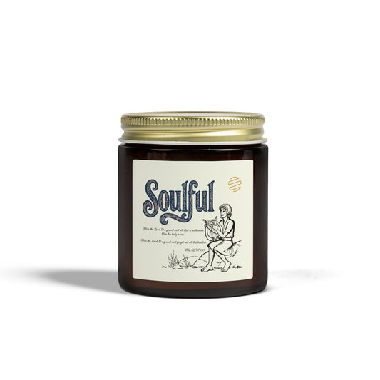 Soulful Coconut Apricot Scented Candle — 4oz & 9oz Soy Blend
