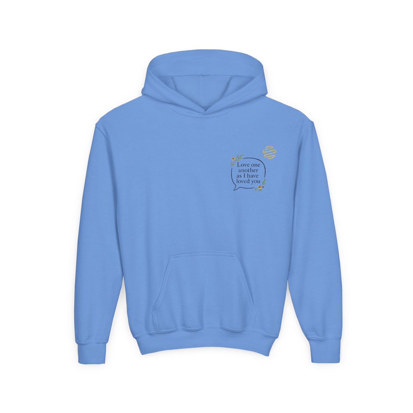 Youth Inspirational Love Quote Cozy Hoodie - Teens