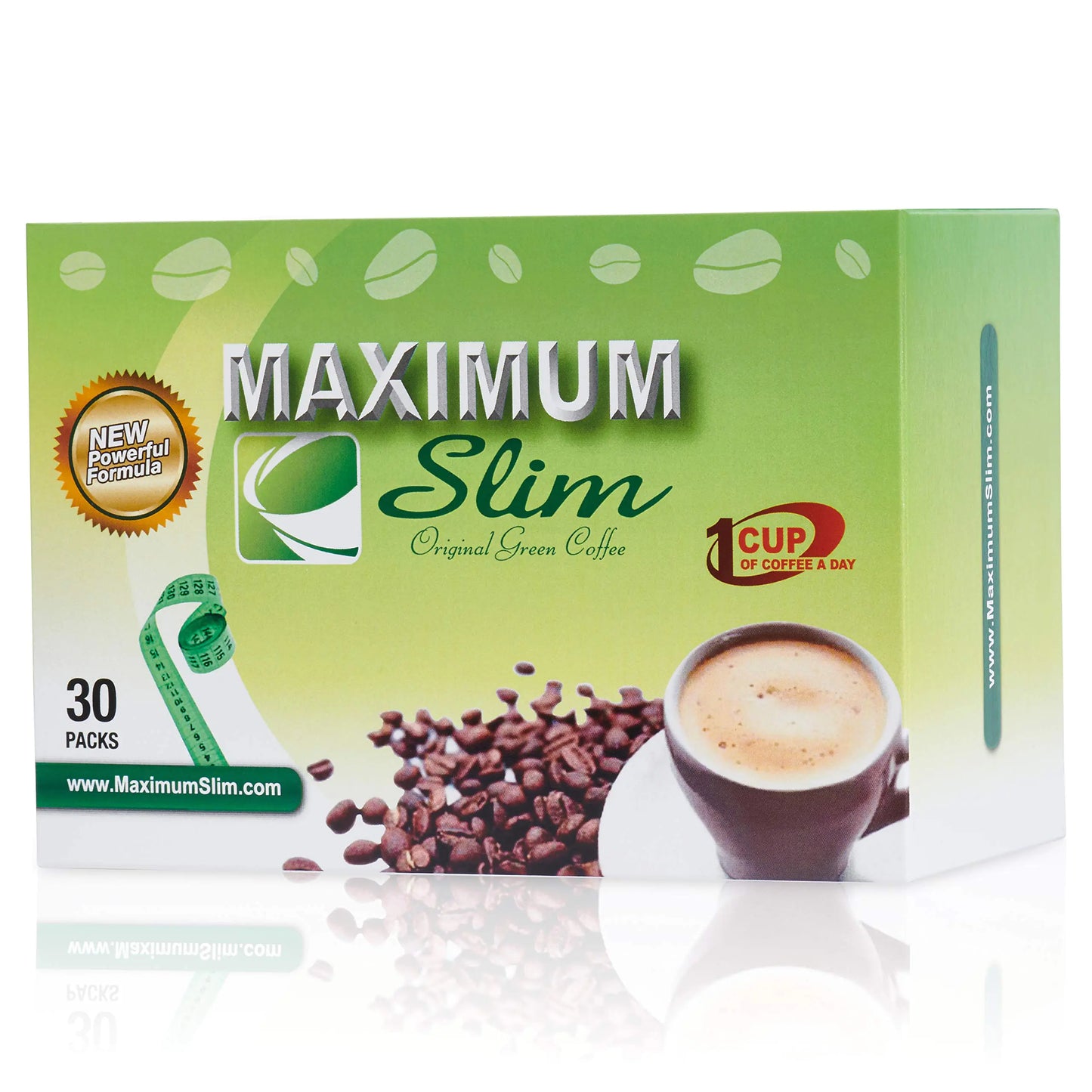 Maximum Slim Instant Coffee 30 Count (Pack of 1)