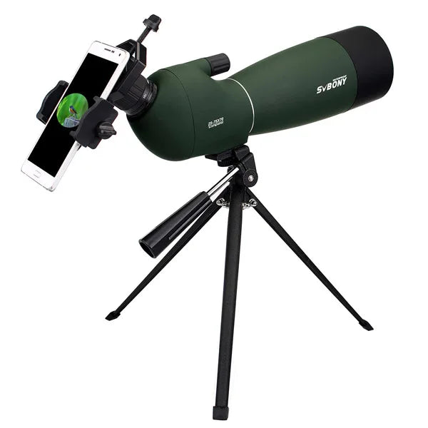 SVBONY 25-75x70 Telescope Spotting Scope Powerful Zoom Monocular FMC BAK4 Waterproof For Bird Watching