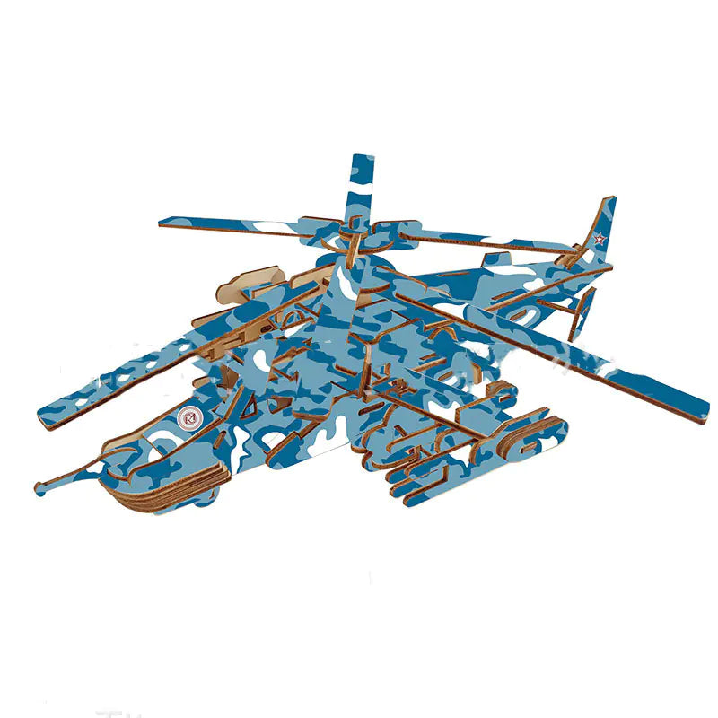 Kids' Creative Wooden 3D Learning Puzzle