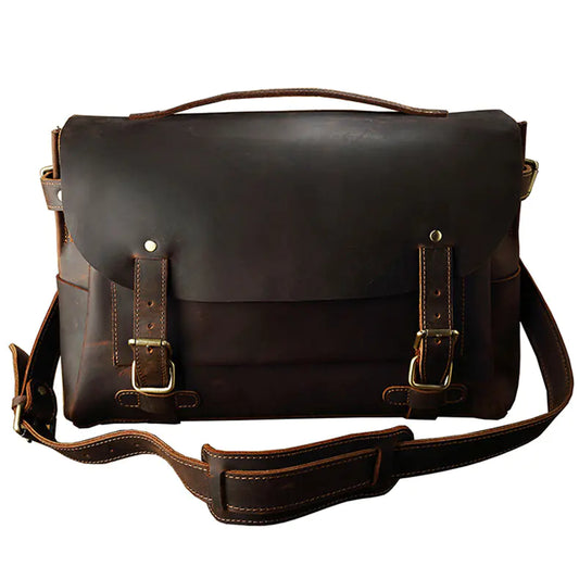 Vintage Genuine Leather Cambridge Tote Shoulder Bag