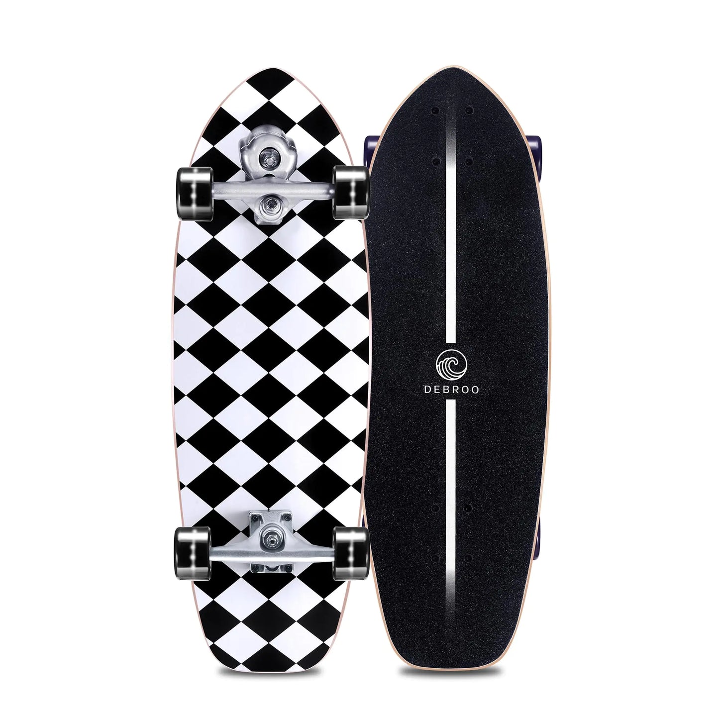 30" Urban SurfSkate Cruiser with Light-Up Wheels