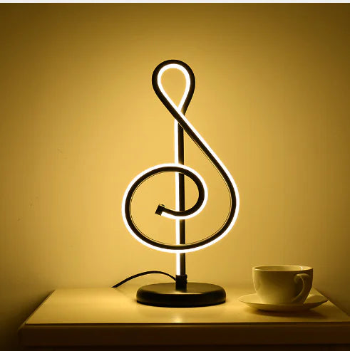 Musical Note LED Night Light for Bedroom Decor