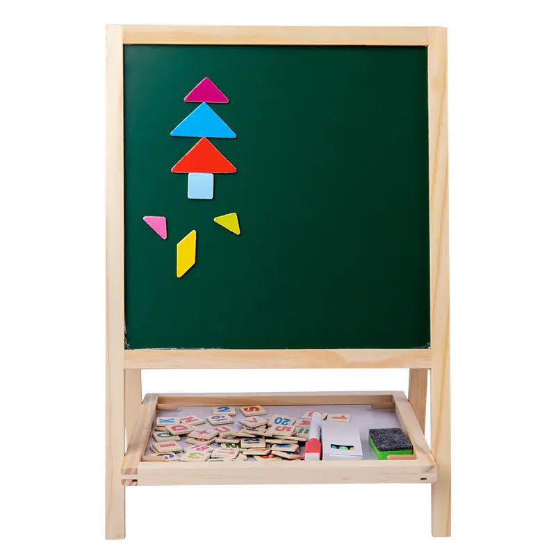 Dual-Sided Kids' Magnetic Art Easel