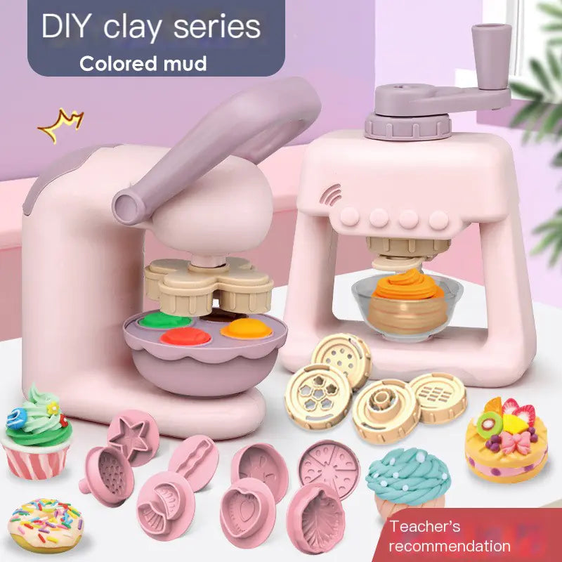 DIY Creative Kids Clay Noodle Make and Molding Set
