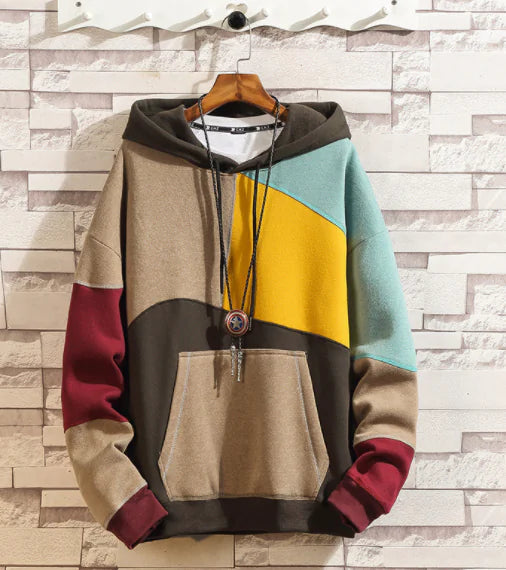Urban Patchwork Skate Hoodie