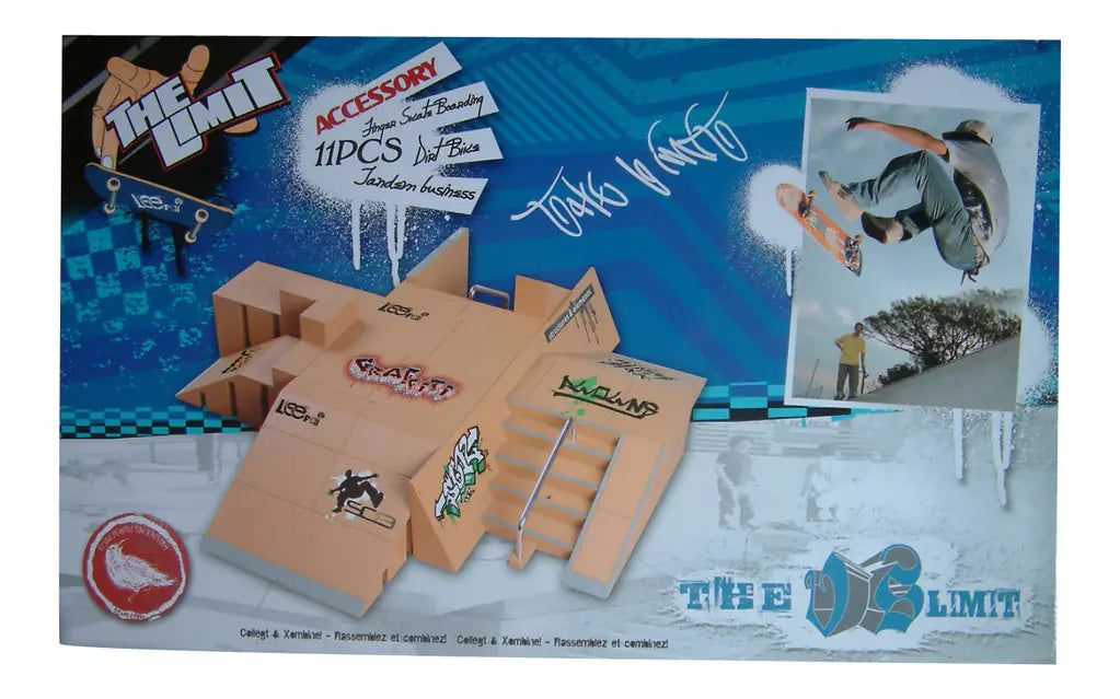 Alloy Mini Skateboard Park Kit