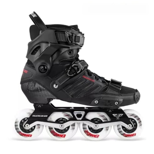 Flying Tiger POWERSLIDE EVO Carbon Fiber Inline Skates – Professional Freestyle Roller Blades for Advanced Skaters