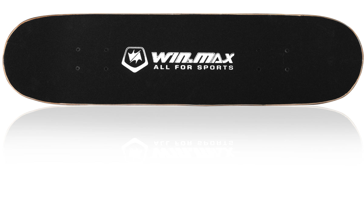 Win.max Complete Standard Skateboards for Girls Boys Beginner Lightweight Portable Flat-Plate Skateboards Kids Youth Adult Teens