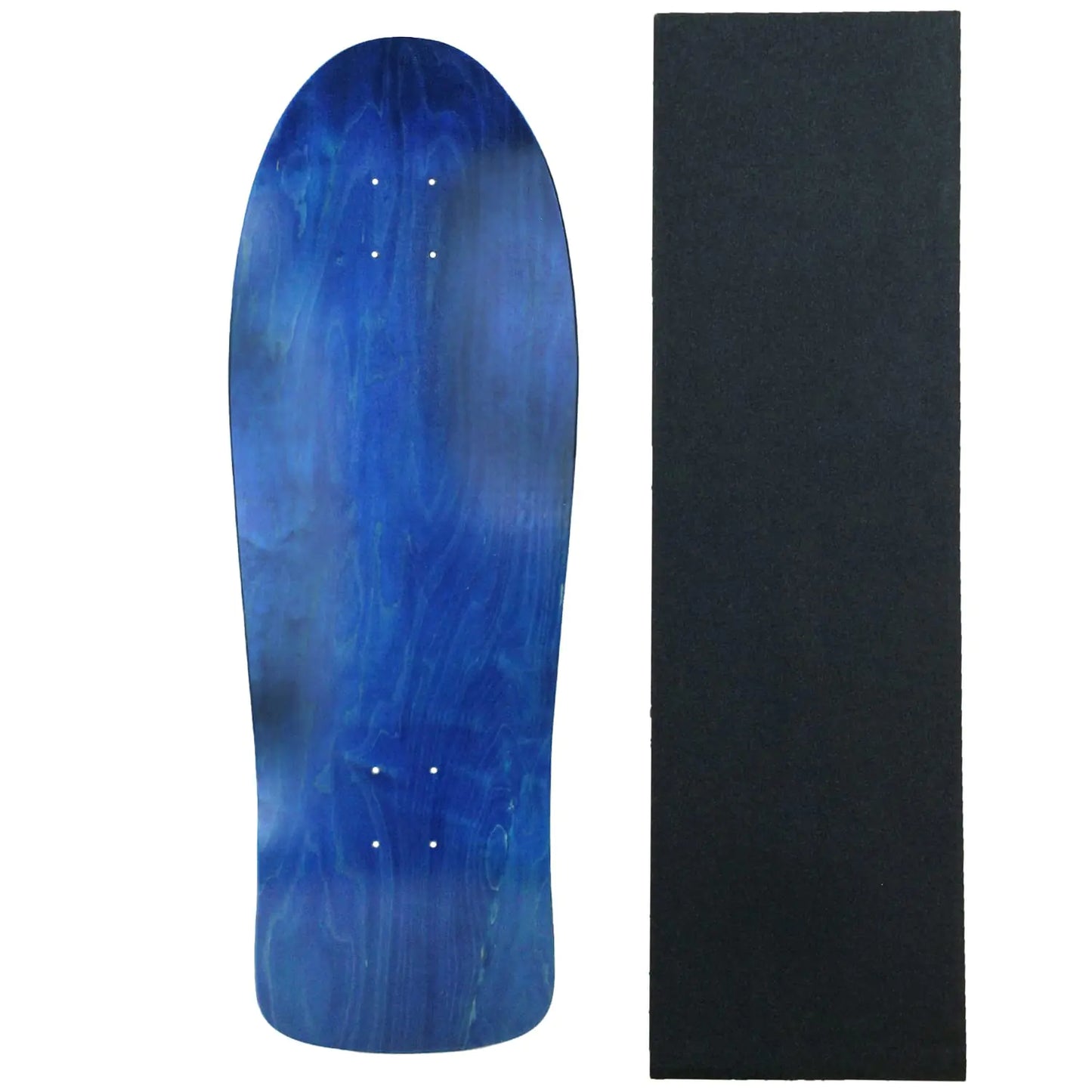 Classic Cruiser 10" x 30" Blue Skate Deck + Grip Tape