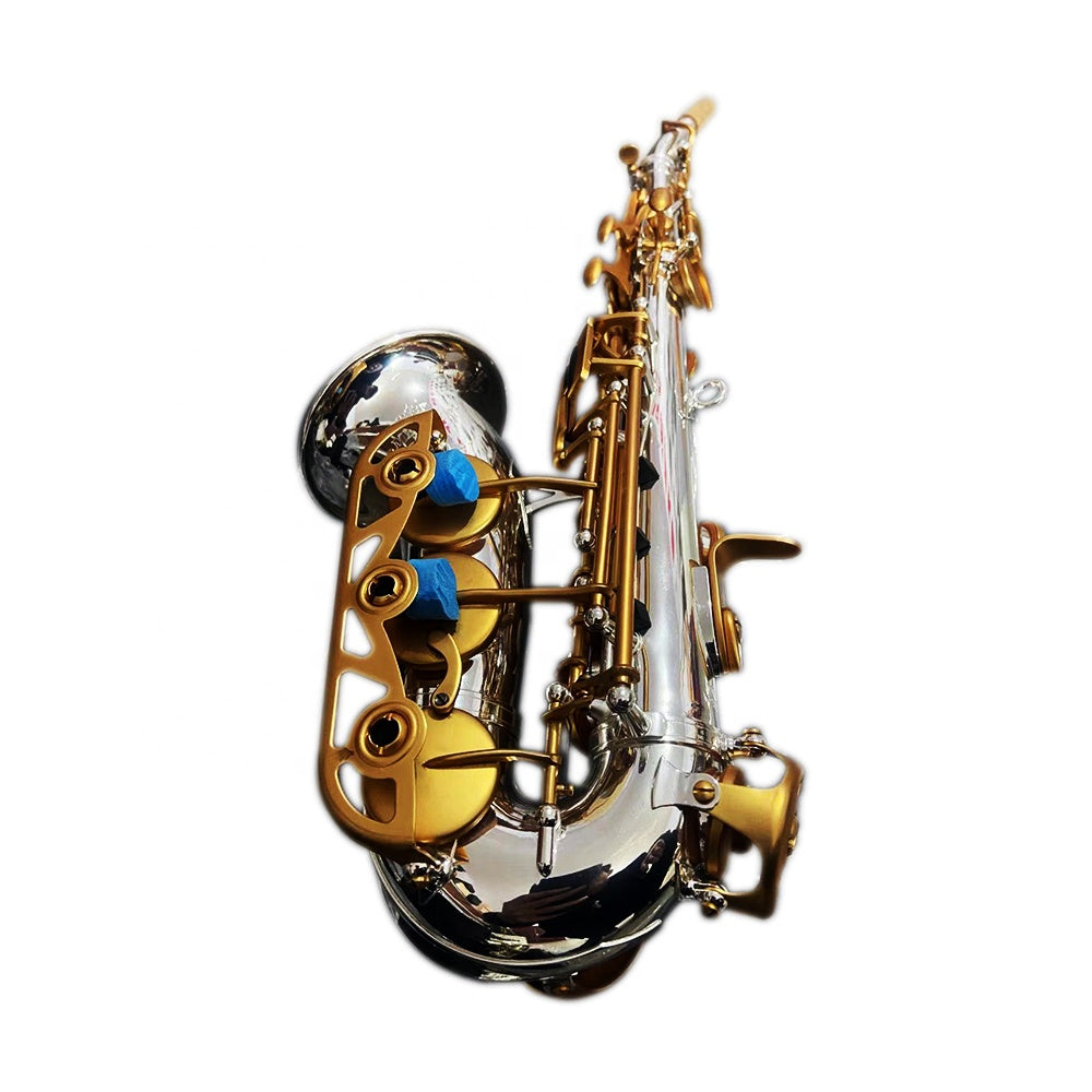 SEASOUND Professional Soprano Saxophone - Silver Gold