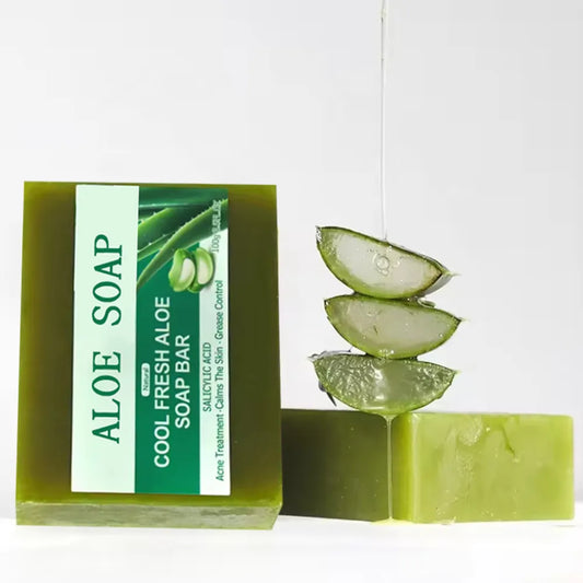Aloe Vera Cleansing Essential Oil Moisturizing Handmade Soap