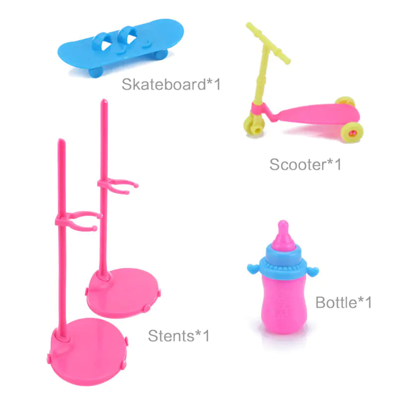 Barbie Dress-Up Accessories Set with 10 Outfits