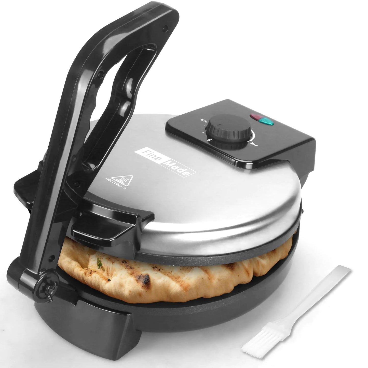 SmartHeat 10" Electric Roti and Tortilla Maker with Easy Detach Handle
