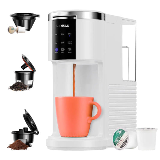 BREWSTER 3-in-1 Compact Coffee Maker with Self-Cleaning