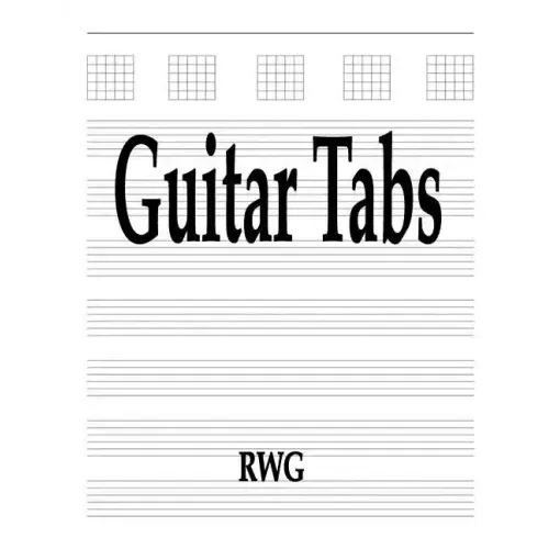 Guitar Tabs: 50 Pages 8.5" X 11"
