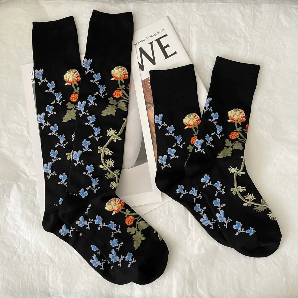 Women's Vintage Floral Socks