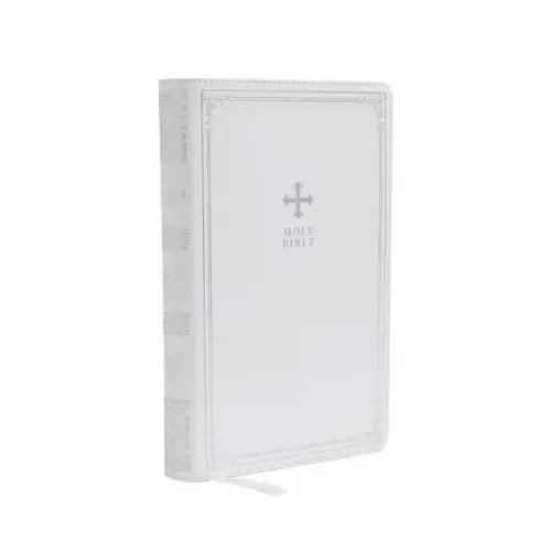 Nrsv, Catholic Bible, Gift Edition, Leathersoft, White, Comfort Print: Holy Bible