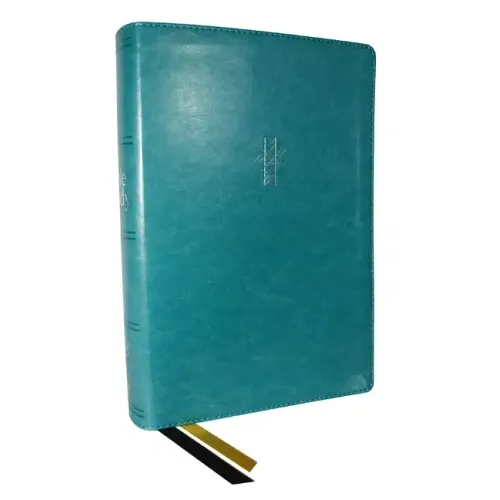 Nkjv, the Bible Study Bible, Leathersoft, Turquoise, Comfort Print: A Study Guide for Every Chapter of the Bible