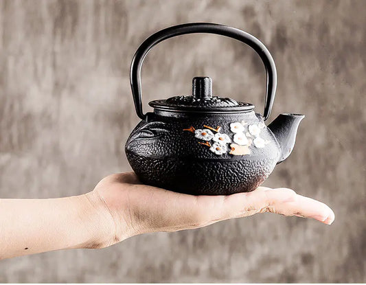 Traditional Japanese Outdoor Cast Iron Tea Stove