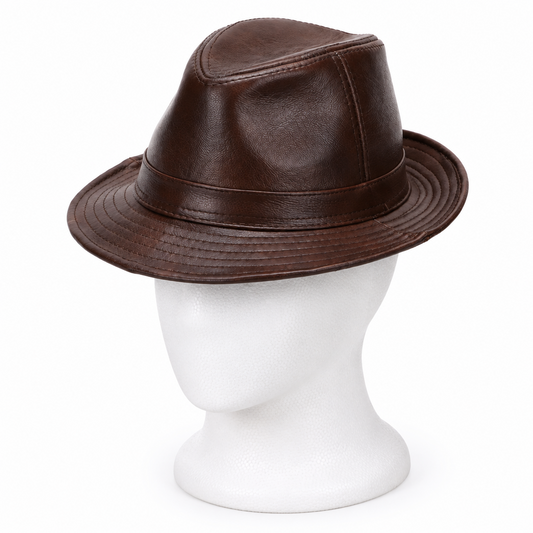 Gentleman Leather Hat