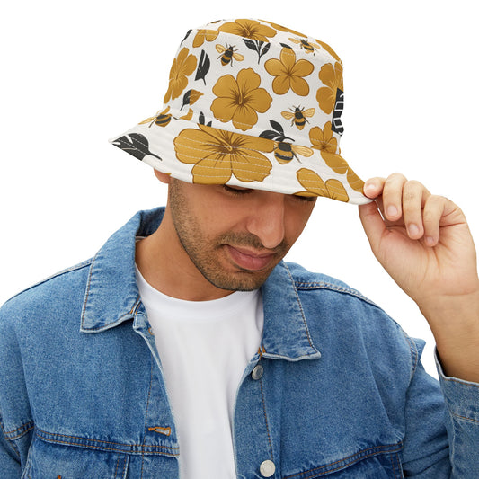 Humbly FloralBee Bucket Hat