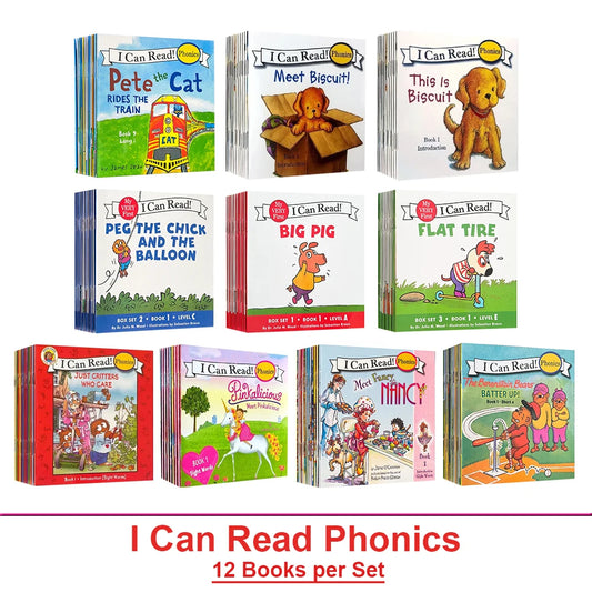 I Can Read Phonics | Montessori Reading - 12 Books/Set