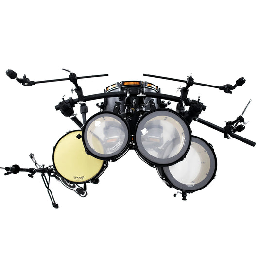 Beatello Mute Drum Set With Quick Switch Norma & Mute Modes Five Color Silent Wood Drum Shell