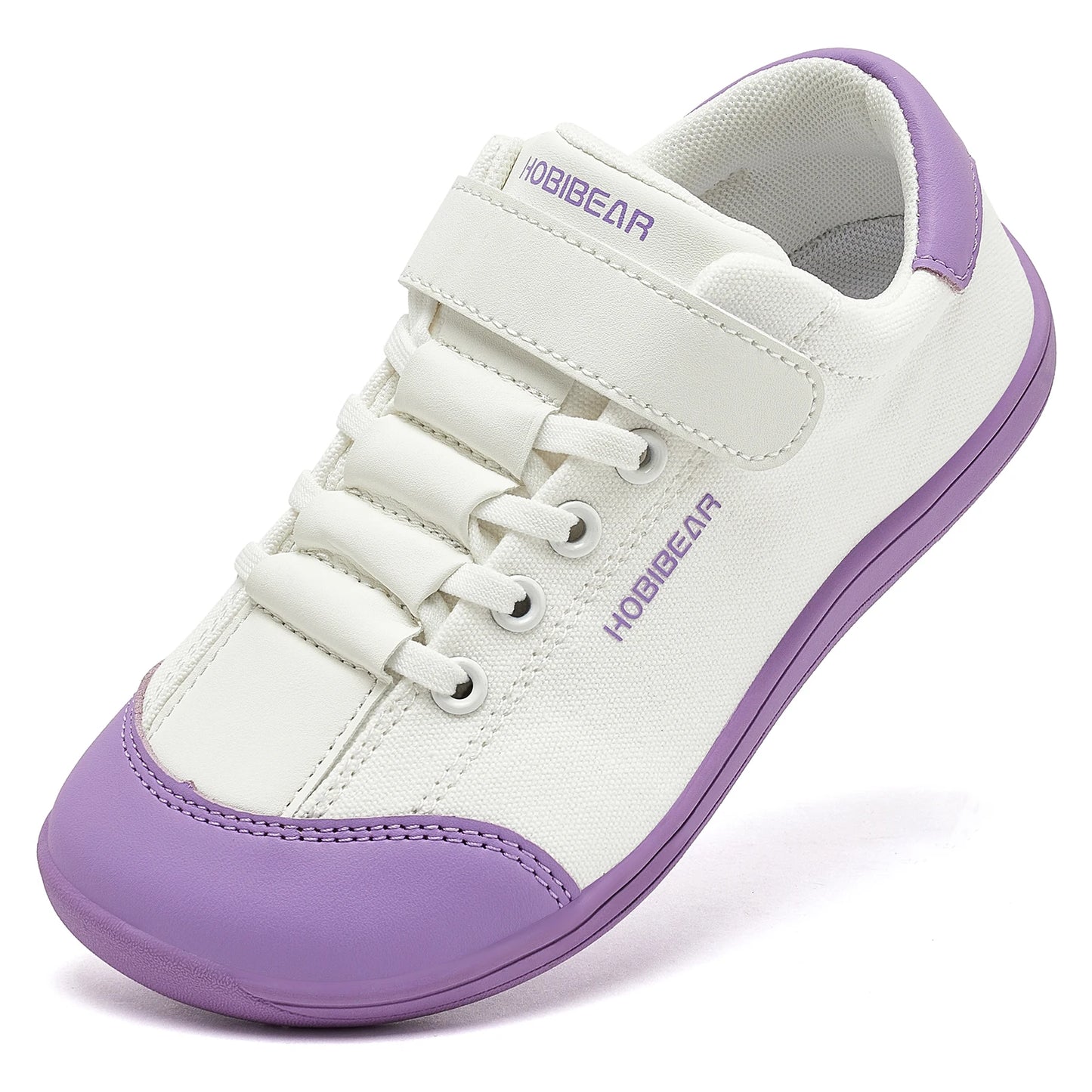 HOBIBEAR Minimalist Lightweight Sneakers - Artificial Leather Fabric Shoes