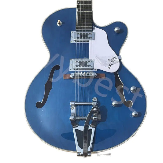 Lvybes Gretch Hollow Body Double F Blue Falcon Electric Guitar