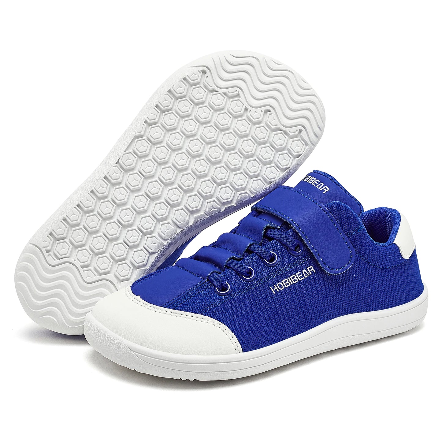 HOBIBEAR Minimalist Lightweight Sneakers - Artificial Leather Fabric Shoes