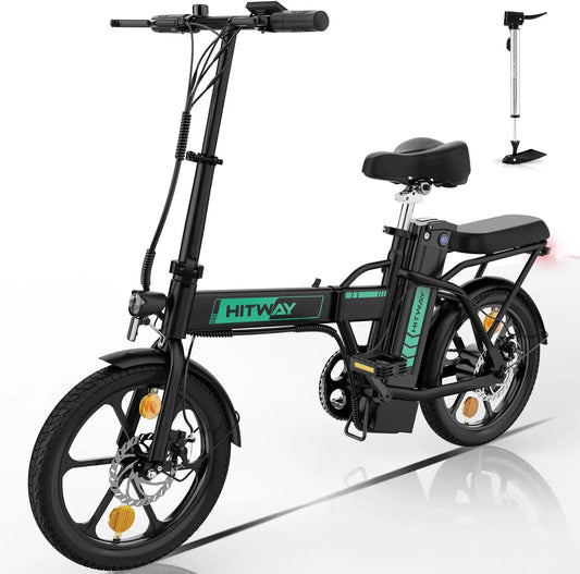 Electric Foldable City E-Bike | 36V/10.4Ah Lithium battery /electric mileage can reach 35-70k