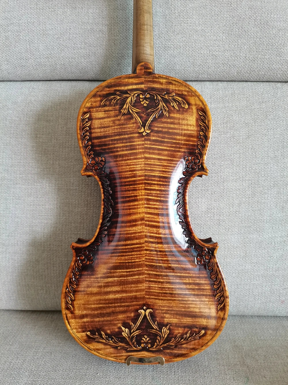 Professional Italian Hand Carved European Spruce 4/4 Retro Coffee Violin - Strong Tone