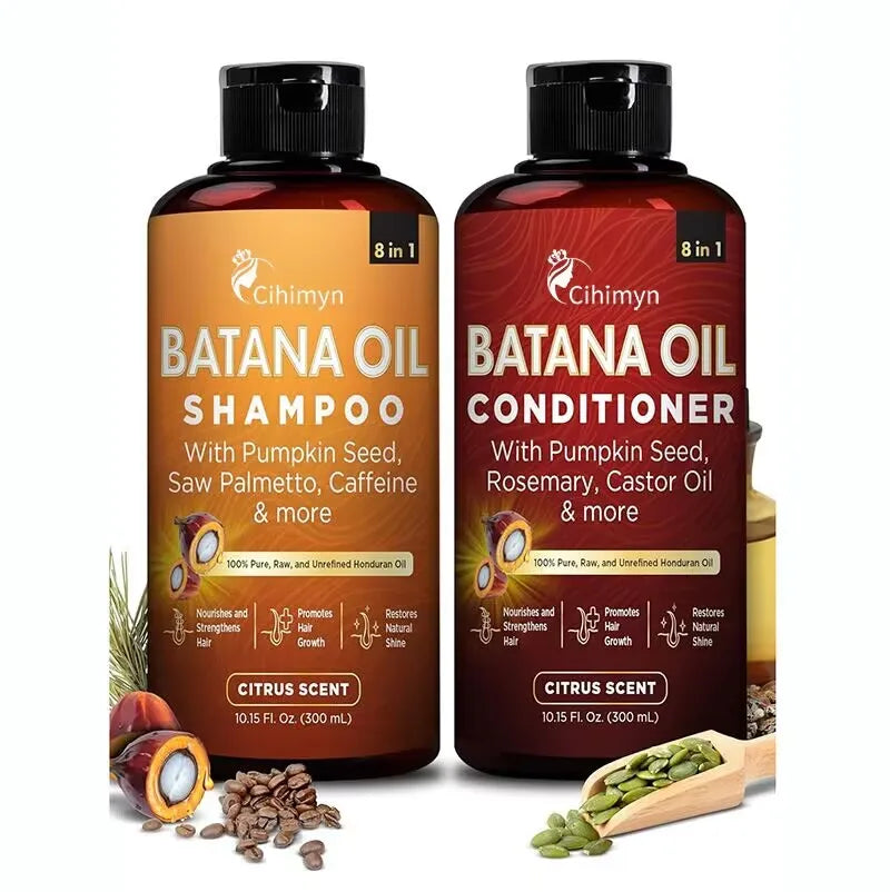 Batana Thick Foam Shampoo and Conditioner - Fresh Fragrance