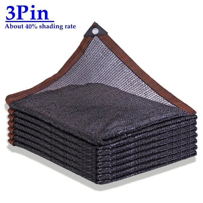 Black HDPE Anti-UV Sunshade Net | 30%~90% Shading (Ideal for Greenhouse/Succulent Plants/ Netting/ Swimming Pools