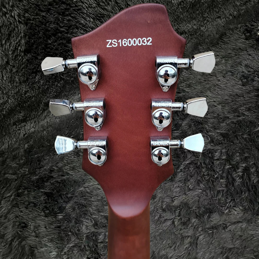 Zemaitis Casimere Metal Satin Black Guitar - Aluminum Plate Rosewood Fingerboard Chrome Hardware