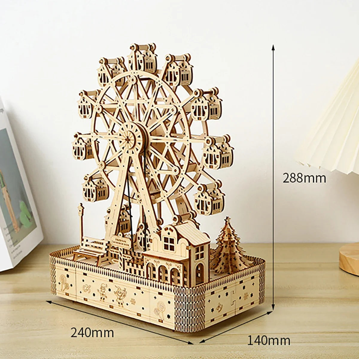 DIY 3D Wooden Puzzle | Ferris Wheel Hands Craft