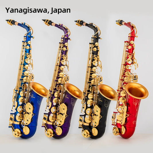 Japanese Yanagisawa Alto Saxophone W992 Model Mouthpiece Instrument Engraved Pattern