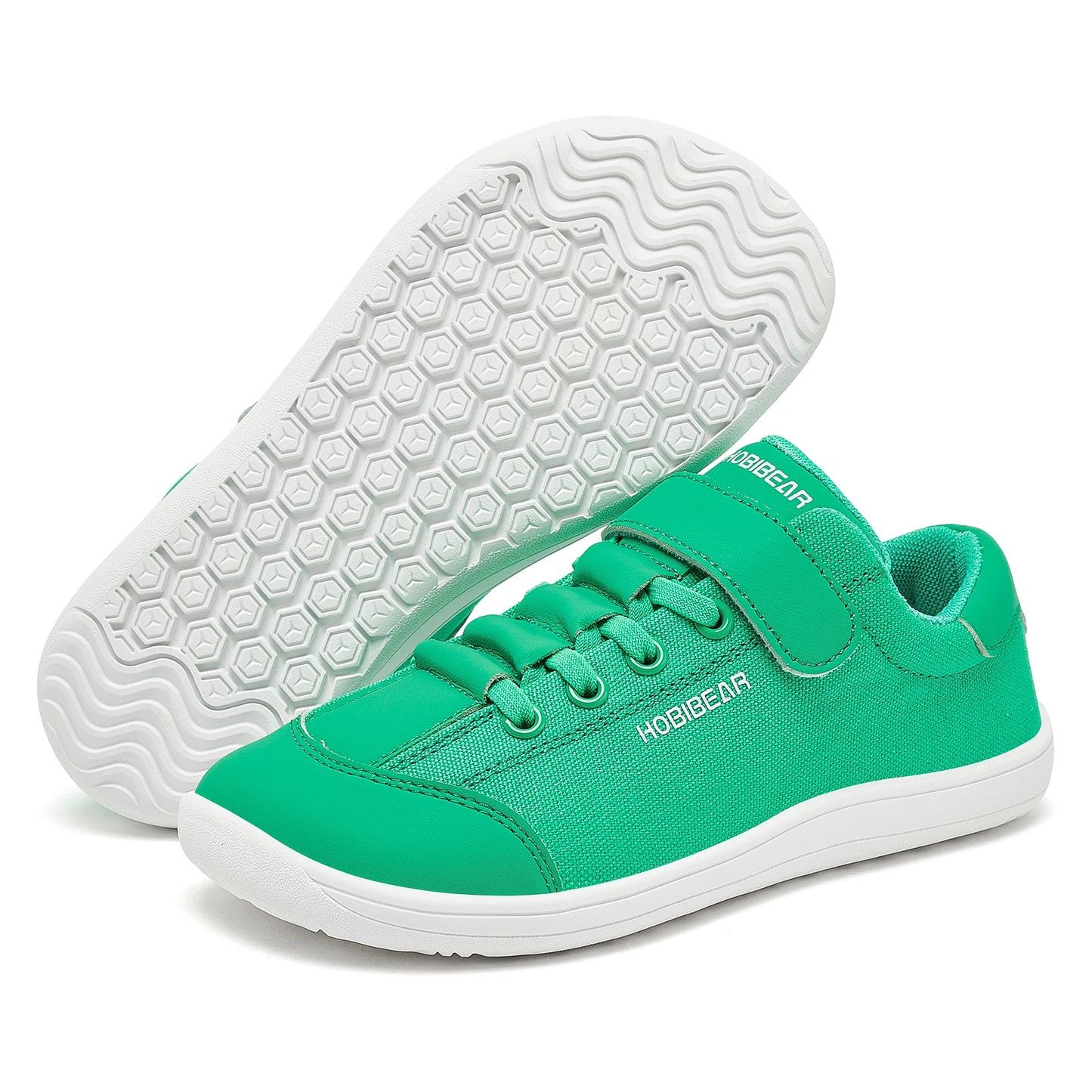 HOBIBEAR Minimalist Lightweight Sneakers - Artificial Leather Fabric Shoes