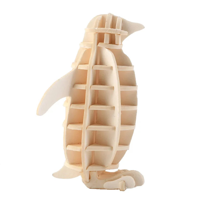 DIY 3D Wooden Puzzle Models