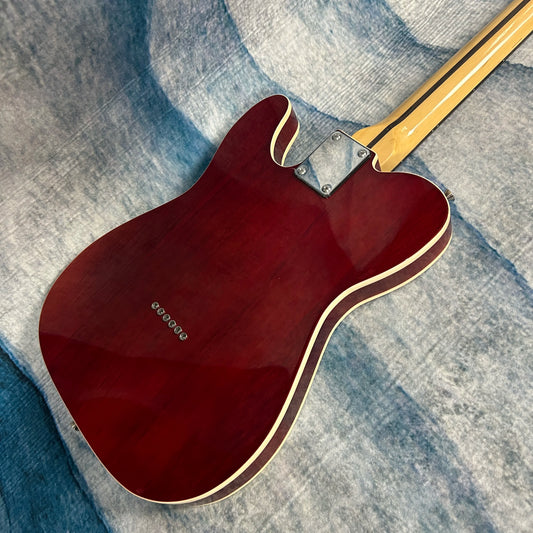 Wine Red TL Electric Guitars - 22 Frets Rosewood Fretboard - Double Binding