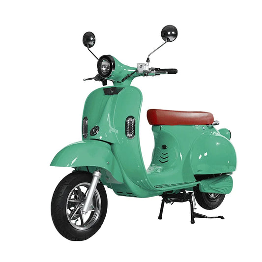 Vintage Electric Scooter Bike – 1200W High Speed Adult Electric Moped with 60V Battery for City Commuting