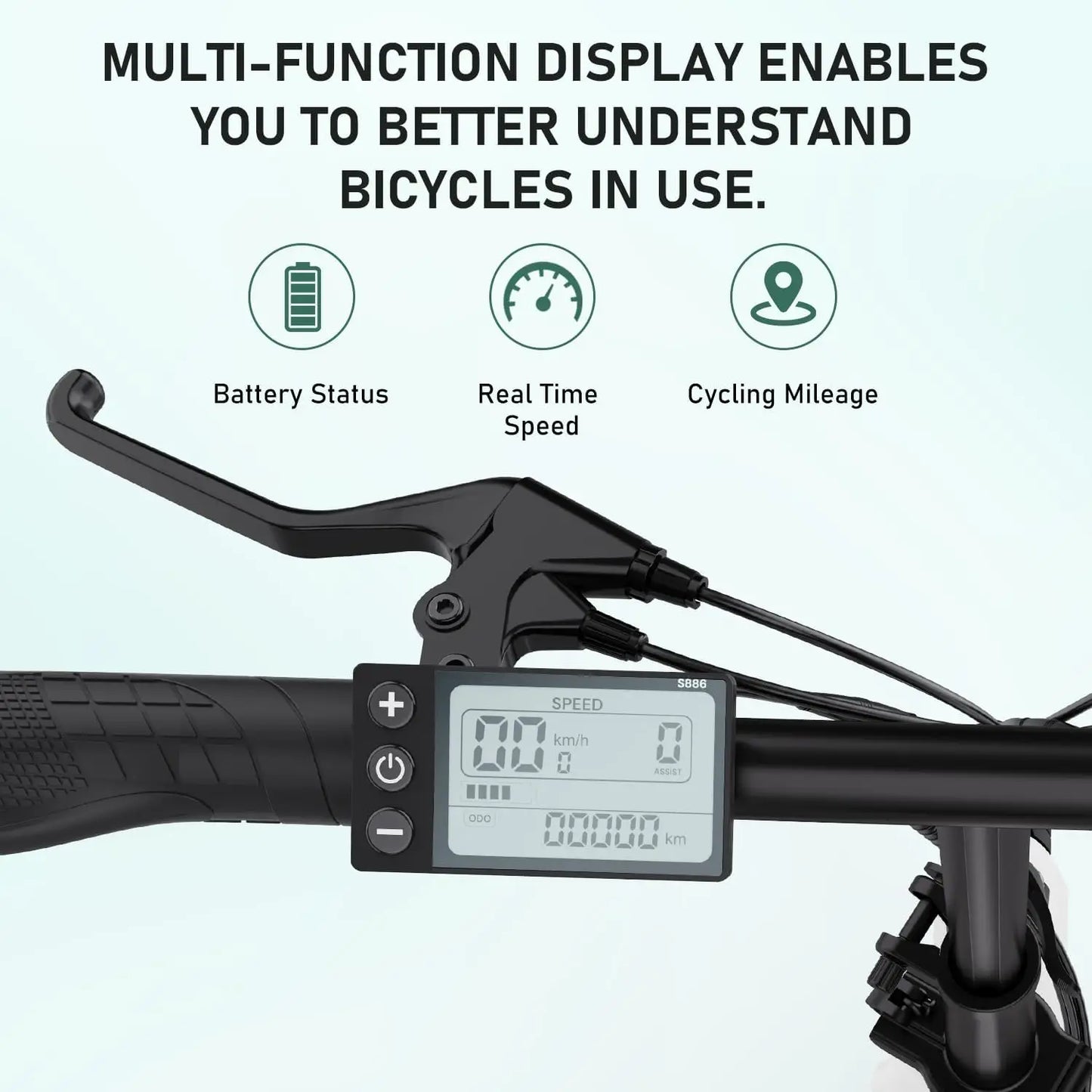 Electric Foldable City E-Bike | 36V/10.4Ah Lithium battery /electric mileage can reach 35-70k