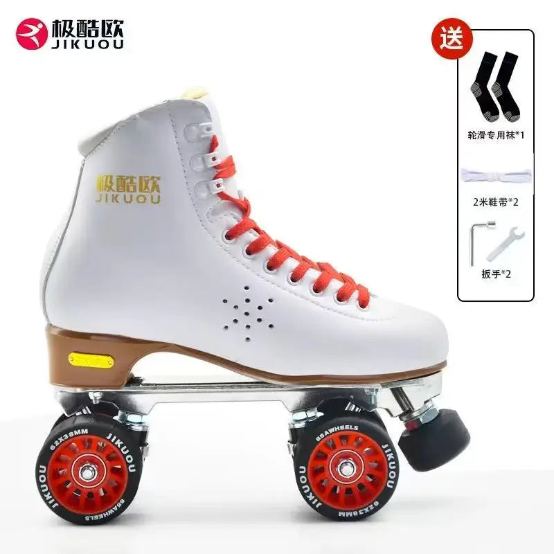 Adults Aluminum Alloy Bracket Quad Roller Skates