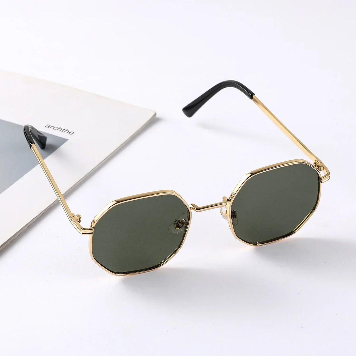Children's Octagon Metal Sunglasses - UV400